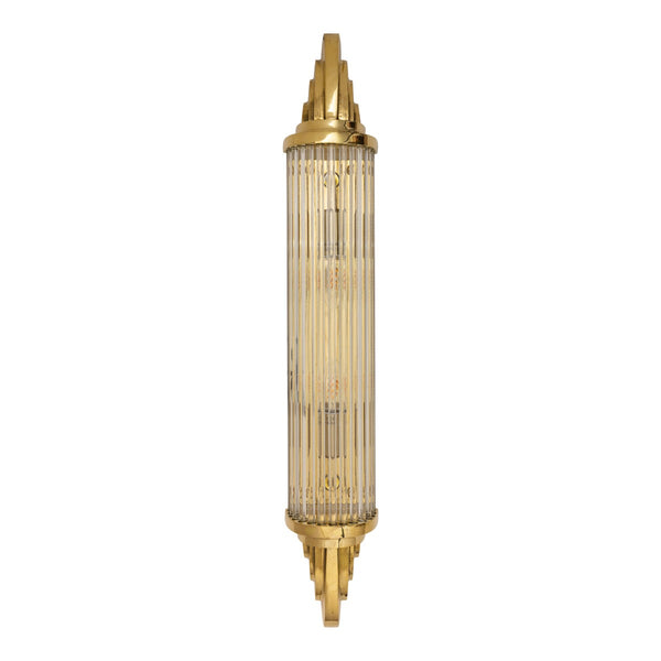 Sheraton Polished Brass IP44 Wall Light
