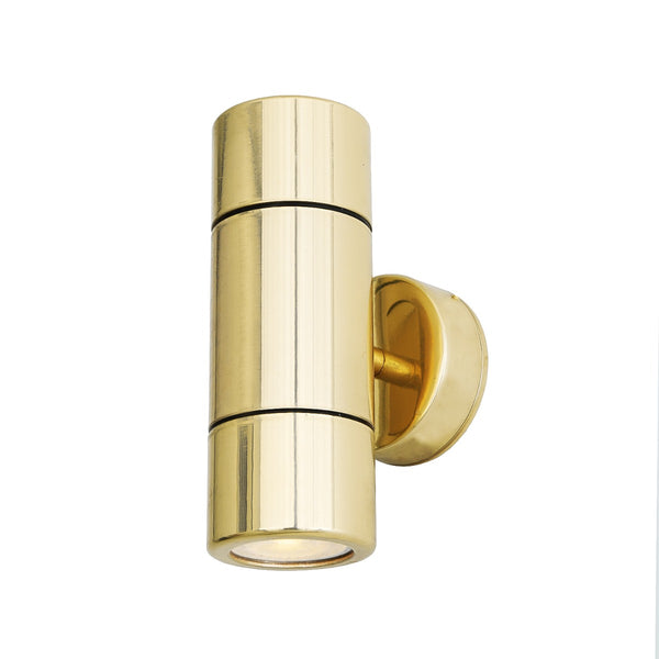 Mullan Lana Up & Down Brass Wall Light — Antique Brass