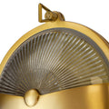 Carlisle Half Cover IP65 Lacquered Solid Brass Wall Light
