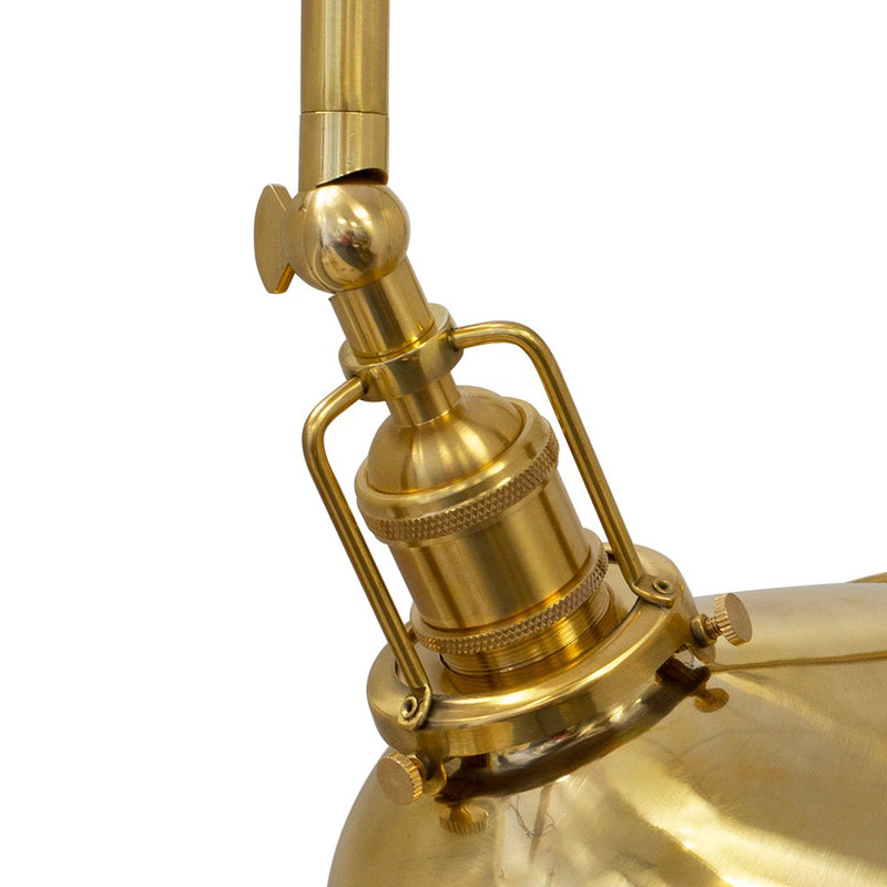 Claridge Polished Solid Brass Reading & Picture Wall Light