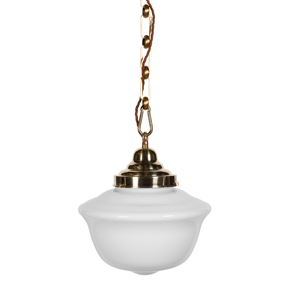 Frith Brass Opaque Pendant