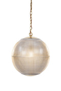 Hollen Globe Timeless Polished Brass Pendant