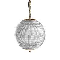 Hollen Globe Classic Polished Brass Pendant