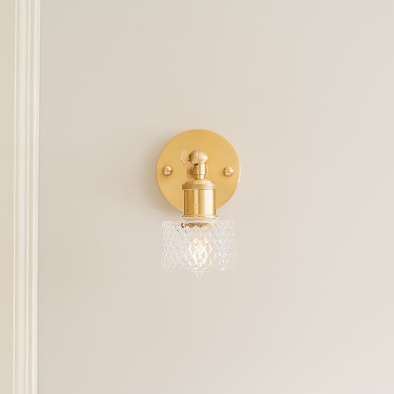 Dante Petite Prismatic Glass Wall Light
