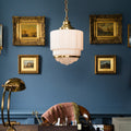 The Dean Pendant Light Lacquered Aged Brass