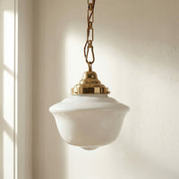 Frith Brass Opaque Pendant