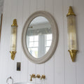 Sheraton Polished Brass IP44 Wall Light