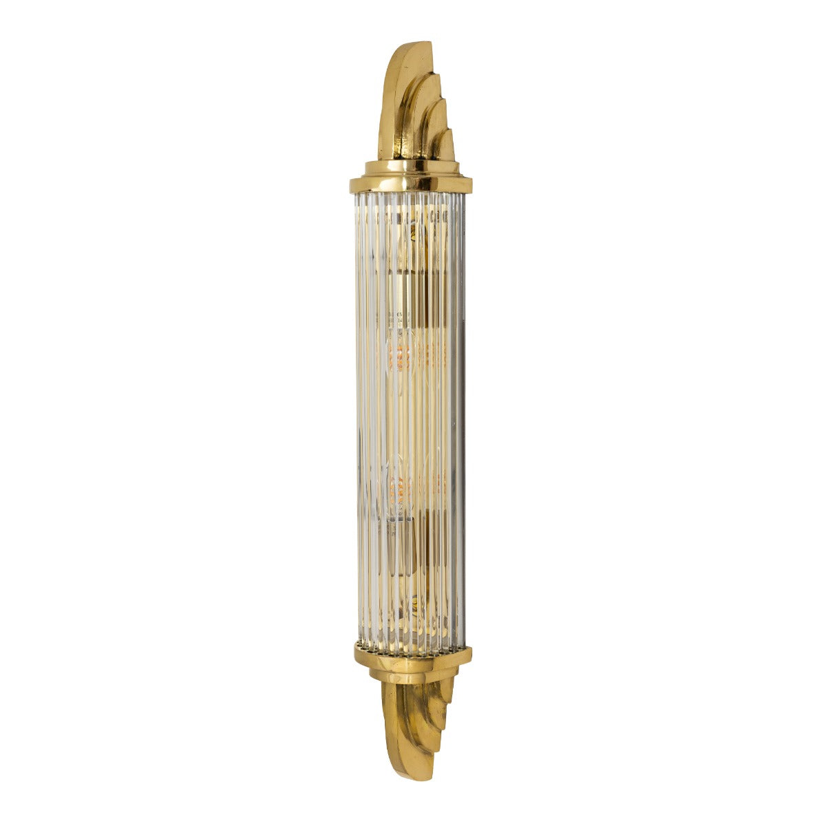 Sheraton Polished Brass IP44 Wall Light