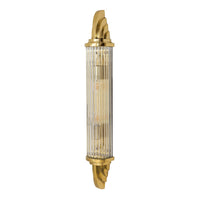 Sheraton Polished Brass IP44 Wall Light