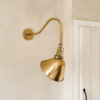 Claridge Polished Solid Brass Reading & Picture Wall Light