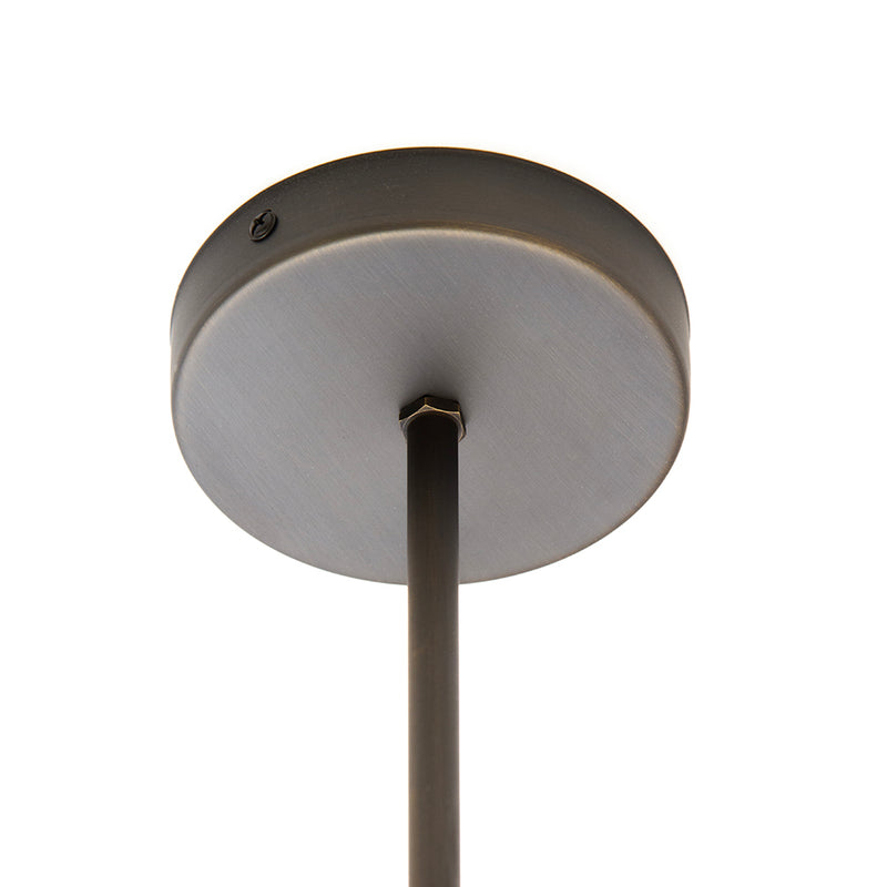London Geotrapeze Glass Lantern Pendant Small (Fixed Mounting Bar)