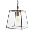 London Geotrapeze Glass Lantern Pendant Small (With Chain)