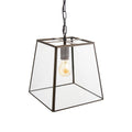London Geotrapeze Glass Lantern Pendant Small (With Chain)
