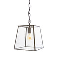 London Geotrapeze Glass Lantern Pendant Small (With Chain)
