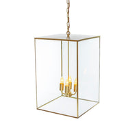 Langdon Lantern Pendant Large Brass