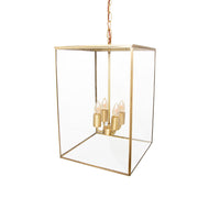 Langdon Lantern Pendant Medium Brass