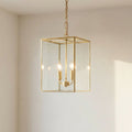 London Lantern Pendant Crossbar Small Brass