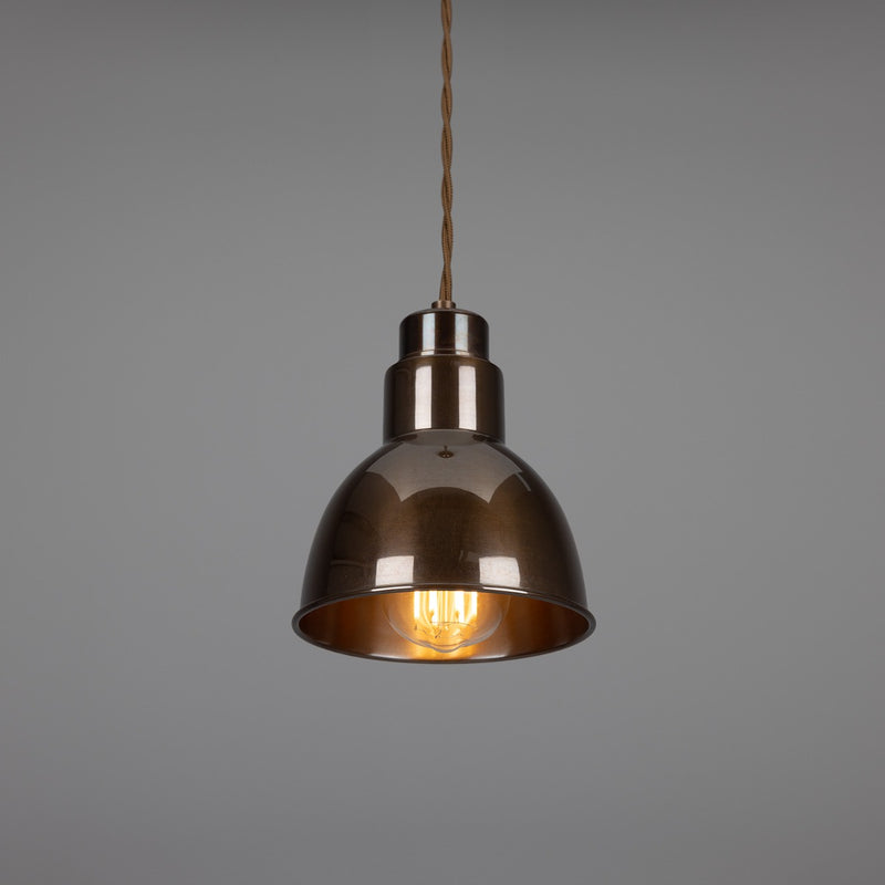 Mullan Baku vintage pendant in antique brass