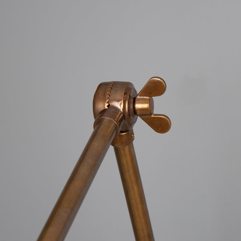 Mullan Reznor bare bulb picture light in antique brass