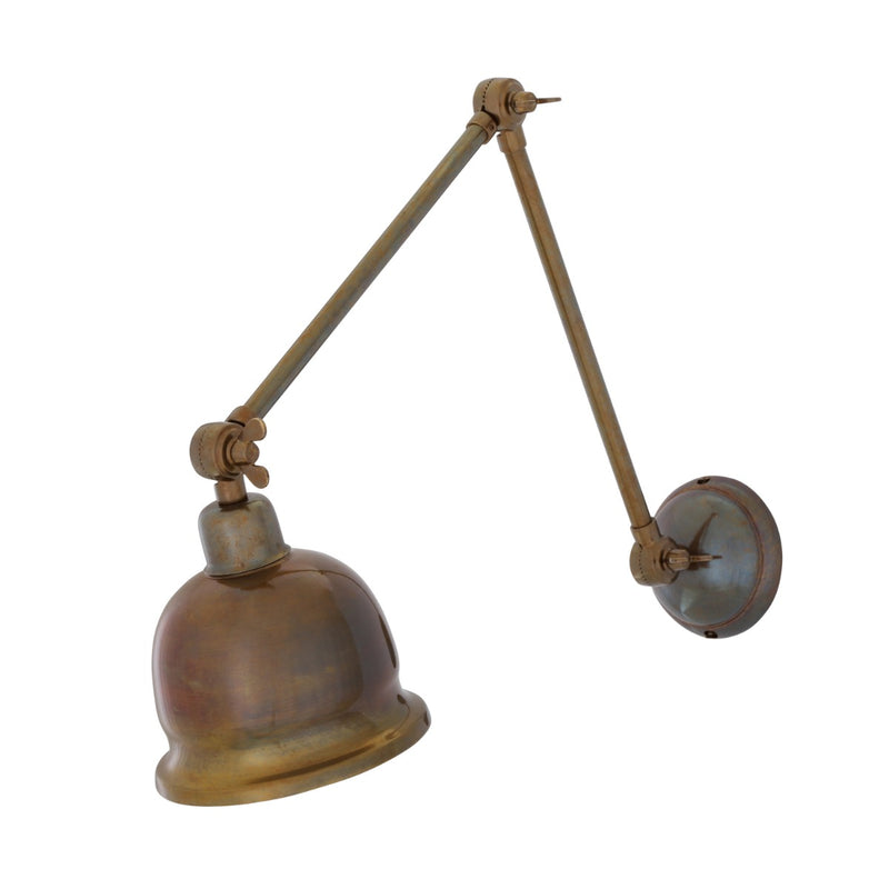 Mullan Dale vintage picture light in antique brass
