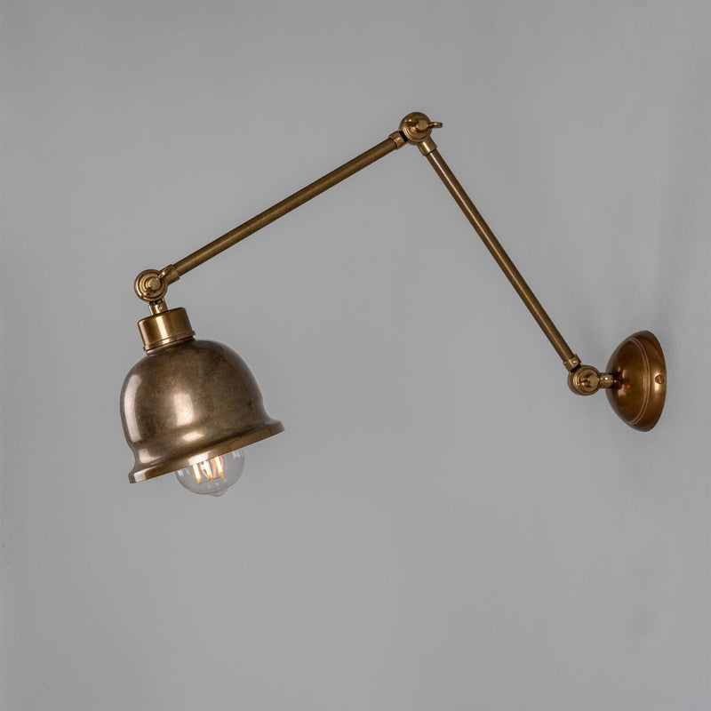 Mullan Dale vintage picture light in antique brass