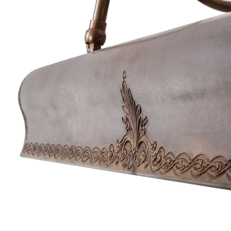 Mullan Spence large picture light in antique brass