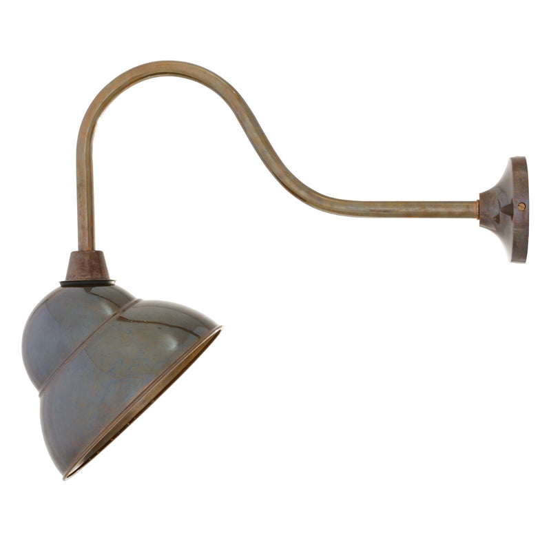 Mullan Sanford outdoor sign light in antique brass