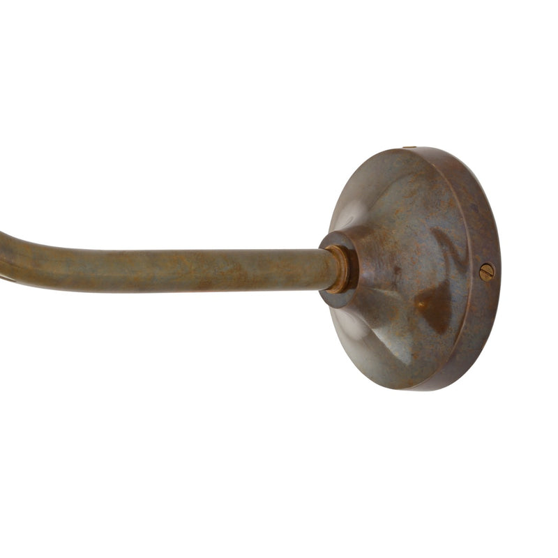 Mullan Sanford outdoor sign light in antique brass