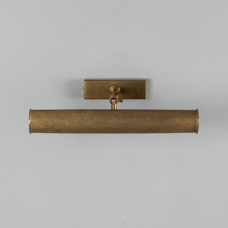 Mullan Cambridge picture light in antique brass