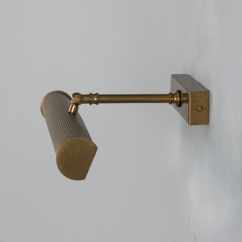 Mullan Cambridge picture light in antique brass