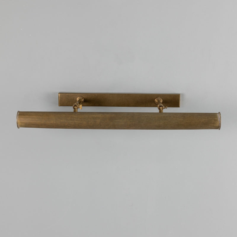 Mullan Cambridge picture light in antique brass