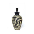Siddeley Ceramics at Soho Lighting Mombacho Hand-Painted Ceramic Table Lamp — Volcanic Clay