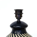 Siddeley Ceramics at Soho Lighting Mombacho Hand-Painted Ceramic Table Lamp — Volcanic Clay